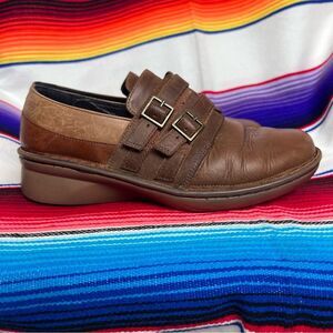 Naot Celesta Leather Loafers Brown Size 37